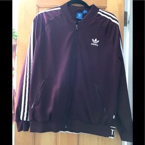 Adidas Jacket Maroon